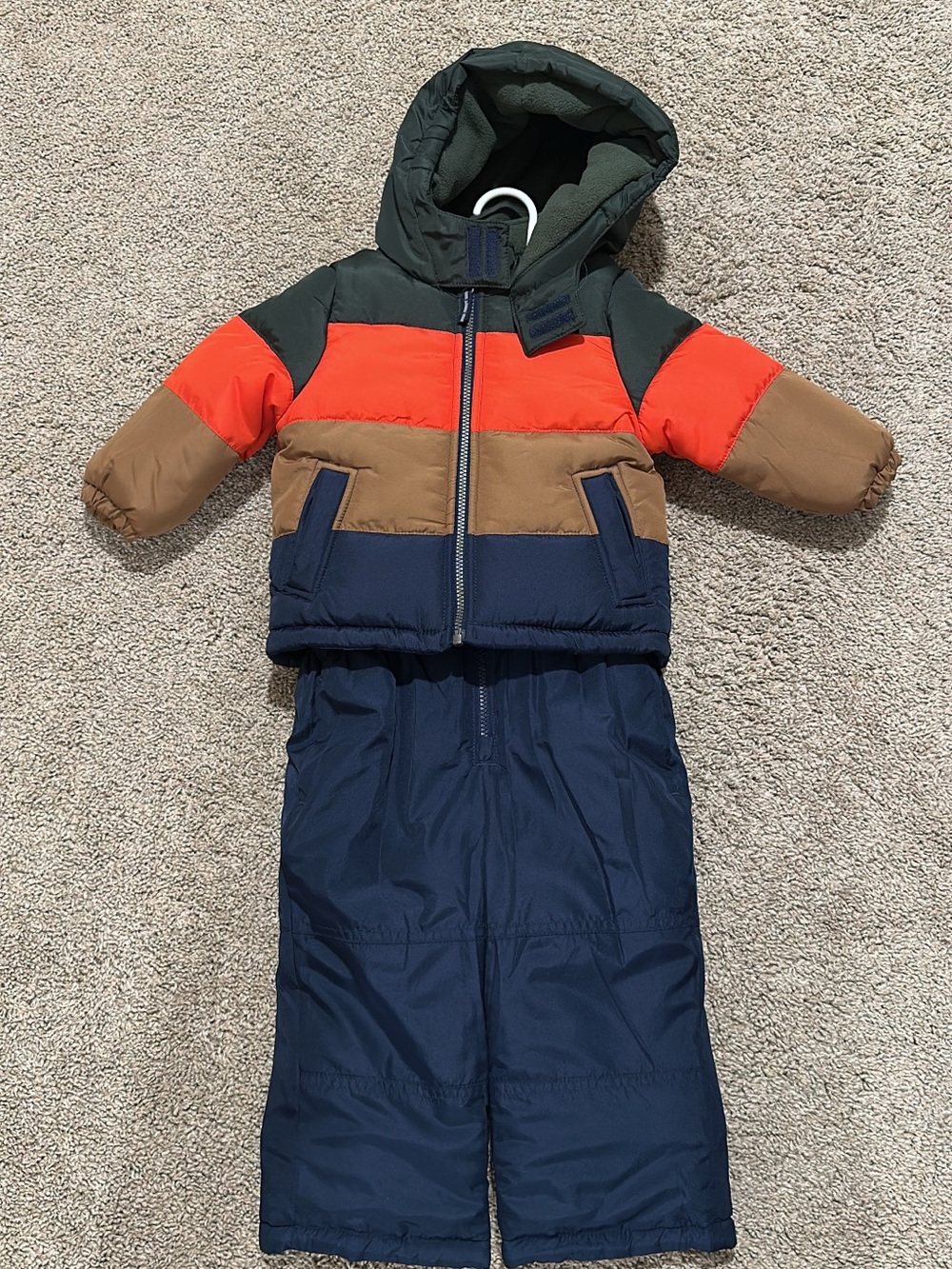OshGosh size 24mth Colorblock Winter Snow Suit NWT